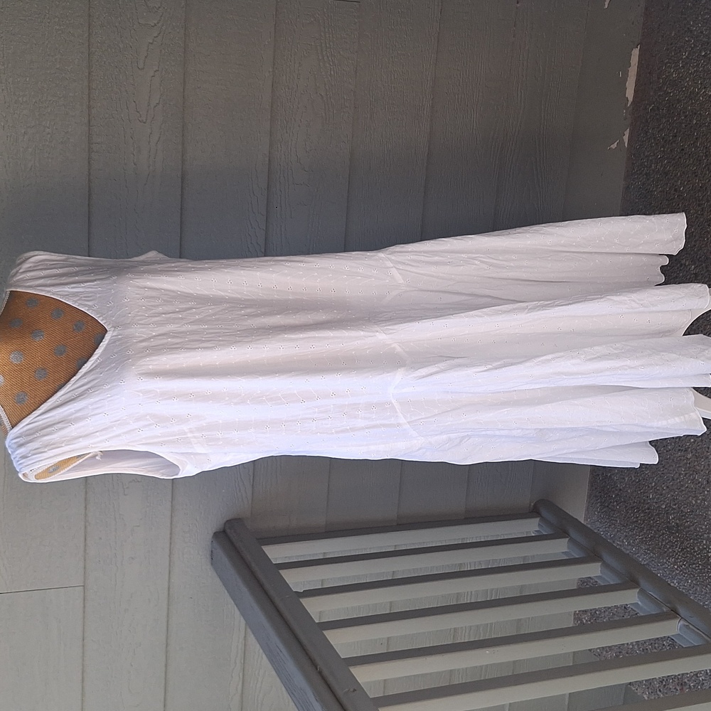 Monroe & Main Cotton Eyeley Sleeveless Dress Size XL Whimsical Fairycore - Picture 2 of 15